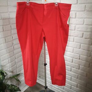 NWT Reitmans Ladies Size 22 Petite "The Iconic" Ankle Length Pull On Style Pants